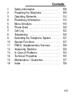 Preview for 107 page of switel DCT627 series Operating Instructions Manual