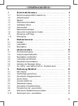 Предварительный просмотр 3 страницы switel DCT8572 Operating Instructions Manual