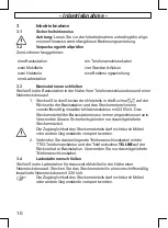 Предварительный просмотр 10 страницы switel DCT8572 Operating Instructions Manual