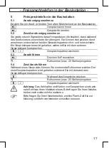 Предварительный просмотр 17 страницы switel DCT8572 Operating Instructions Manual