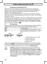 Предварительный просмотр 20 страницы switel DCT8572 Operating Instructions Manual