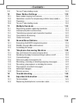 Предварительный просмотр 113 страницы switel DCT8572 Operating Instructions Manual