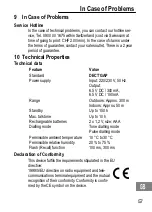 Предварительный просмотр 57 страницы switel DE 25 series Operating Instructions Manual