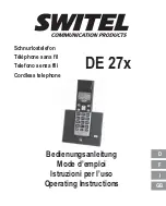 switel DE 27 series Operating Instructions Manual предпросмотр