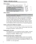 Preview for 8 page of switel DE 27 series Operating Instructions Manual