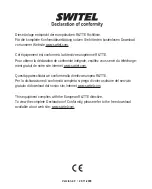 Preview for 140 page of switel DE 27 series Operating Instructions Manual