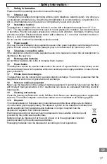 Предварительный просмотр 77 страницы switel DE103 Operating Instructions Manual