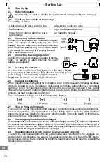 Предварительный просмотр 78 страницы switel DE104 Operating Instructions Manual