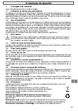 Предварительный просмотр 31 страницы switel DE11 Operating Instructions Manual