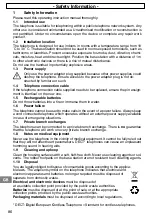 Предварительный просмотр 86 страницы switel DE11 Operating Instructions Manual