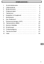 Preview for 3 page of switel DE113 Operating Instructions Manual