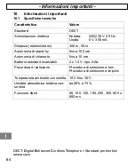 Preview for 64 page of switel DE12 series Operating Instructions Manual