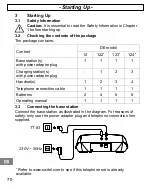 Preview for 70 page of switel DE12 series Operating Instructions Manual