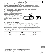 Preview for 71 page of switel DE12 series Operating Instructions Manual