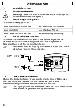 Предварительный просмотр 8 страницы switel DE142 Operating Instructions Manual