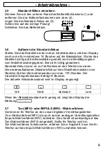 Предварительный просмотр 9 страницы switel DE142 Operating Instructions Manual