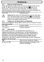 Предварительный просмотр 14 страницы switel DE142 Operating Instructions Manual