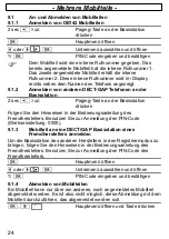 Предварительный просмотр 24 страницы switel DE142 Operating Instructions Manual