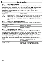 Предварительный просмотр 40 страницы switel DE142 Operating Instructions Manual