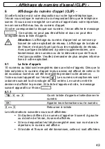 Предварительный просмотр 43 страницы switel DE142 Operating Instructions Manual