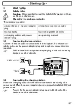 Предварительный просмотр 87 страницы switel DE142 Operating Instructions Manual