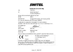 Предварительный просмотр 80 страницы switel DE21 series Operating Instructions Manual