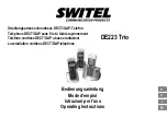 Предварительный просмотр 1 страницы switel DE223 Trio Operating Instructions Manual