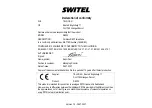 Предварительный просмотр 80 страницы switel DE223 Trio Operating Instructions Manual