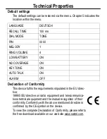 Предварительный просмотр 125 страницы switel DE31 Series Operating Instructions Manual