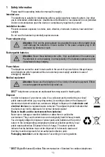 Предварительный просмотр 53 страницы switel DE34 Series Operating Instructions Manual