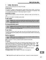 Предварительный просмотр 51 страницы switel DET087X Operating Instructions Manual