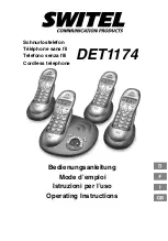 switel DET1174 Operating Instructions Manual preview