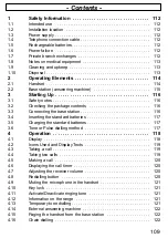 Предварительный просмотр 109 страницы switel DET147 Operating Instructions Manual