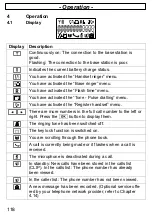 Предварительный просмотр 118 страницы switel DET147 Operating Instructions Manual