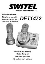 switel DET1472 Operating Instructions Manual предпросмотр