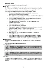 Предварительный просмотр 85 страницы switel DET157 Series Operating Instructions Manual