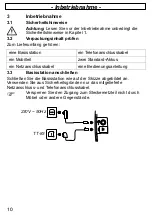 Предварительный просмотр 10 страницы switel DET207 Operating Instructions Manual