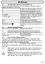 Предварительный просмотр 13 страницы switel DET207 Operating Instructions Manual