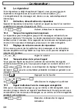 Предварительный просмотр 64 страницы switel DET207 Operating Instructions Manual