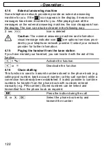 Предварительный просмотр 122 страницы switel DET207 Operating Instructions Manual