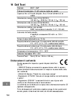 Предварительный просмотр 84 страницы switel DF 1401 Operating Instructions Manual