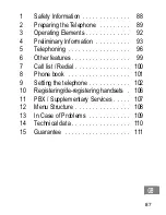 Предварительный просмотр 87 страницы switel DF 1401 Operating Instructions Manual