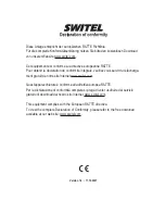 Предварительный просмотр 172 страницы switel DF 87 series Operating Instructions Manual