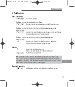 Предварительный просмотр 15 страницы switel DF 89 series Operating Instructions Manual