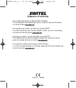 Предварительный просмотр 164 страницы switel DF 89 series Operating Instructions Manual