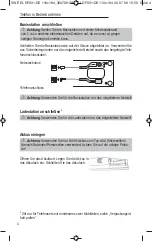 Предварительный просмотр 6 страницы switel DF 93 series Operating Instructions Manual