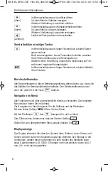 Предварительный просмотр 10 страницы switel DF 93 series Operating Instructions Manual