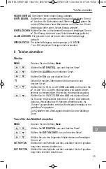 Предварительный просмотр 17 страницы switel DF 93 series Operating Instructions Manual