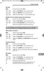 Предварительный просмотр 21 страницы switel DF 93 series Operating Instructions Manual