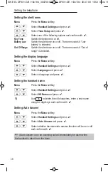 Предварительный просмотр 96 страницы switel DF 93 series Operating Instructions Manual